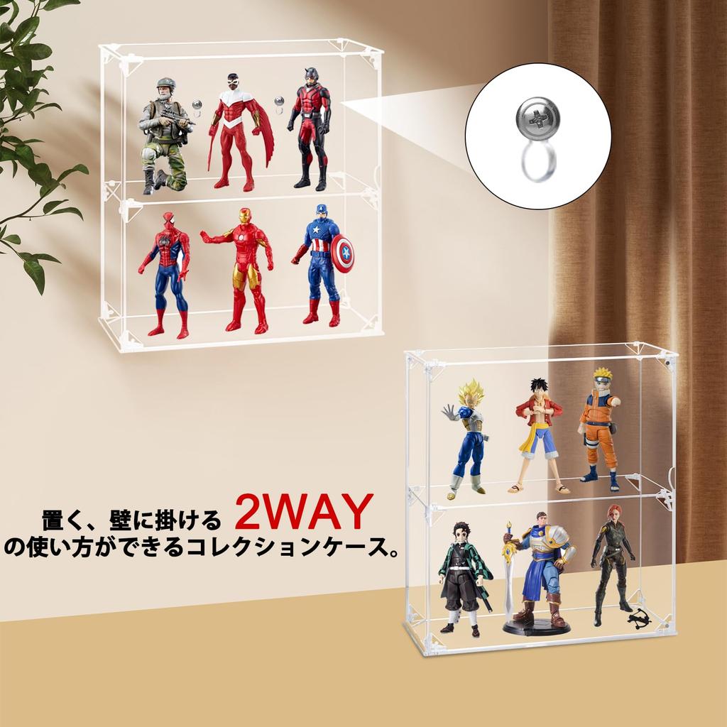 Acrylic Figure Mini Car Miniature Car Storage with Collection for Wall Hanging Width Depth Clear Rack for Assembly Rail Toy Storage Toy Display Figure