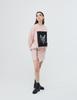 Wordog Zip-Up Mini Skirt Indian Pink
