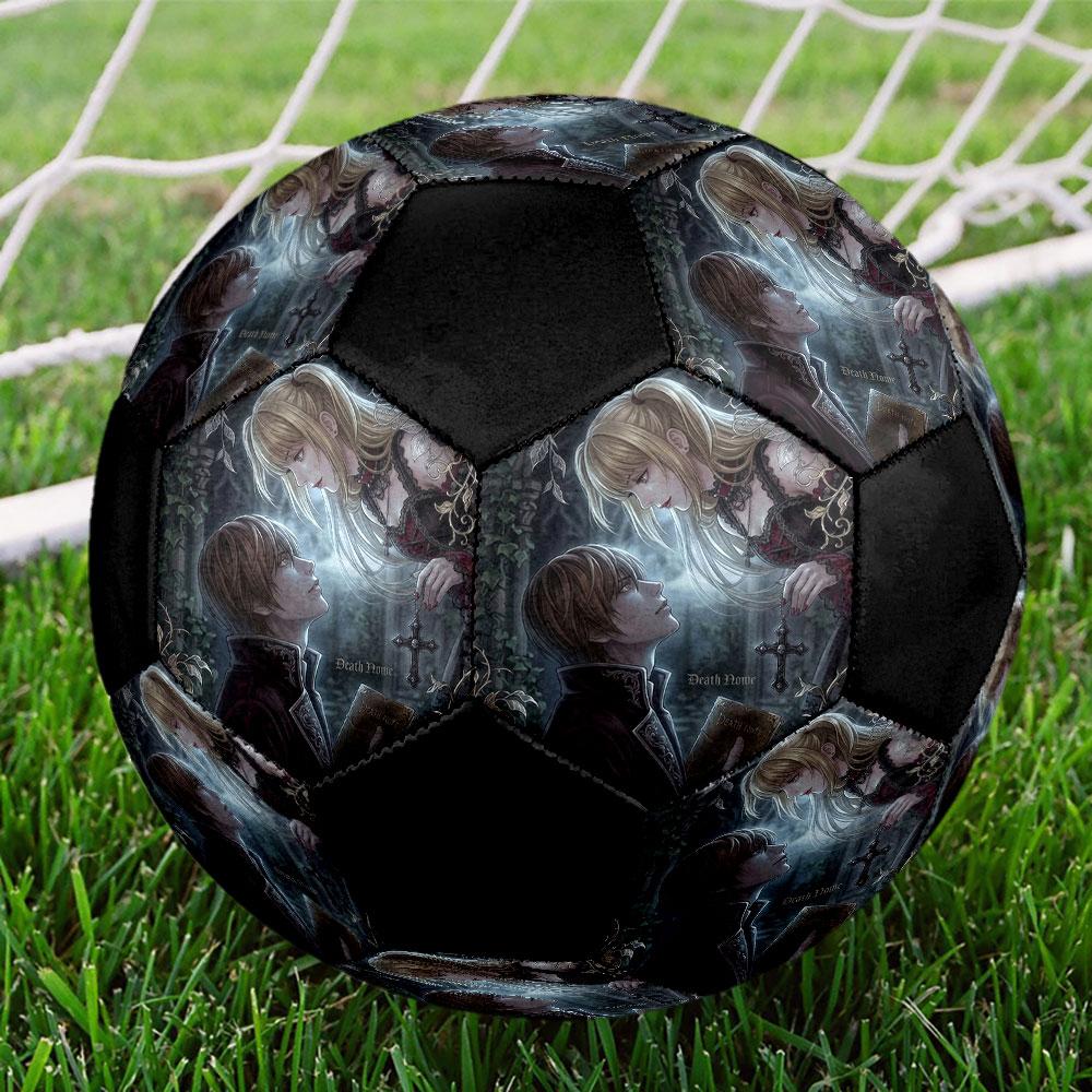 1pc Death Note Soccer Ball Size 5 Indoor Soccer Ball Fashion Colorful Backyard Game - Great For Sports Fans Gift HE13