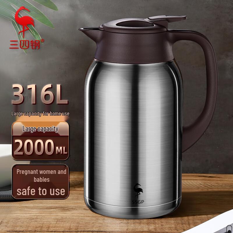 Sansi Gang 316L Stainless Steel Large Capacity Thermos