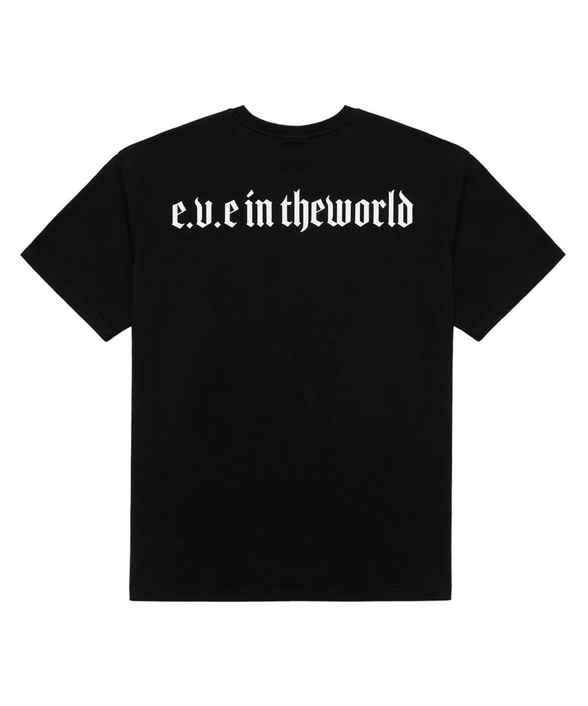 Ibeuindeowoldeu Burn Logo T-Shirt Black