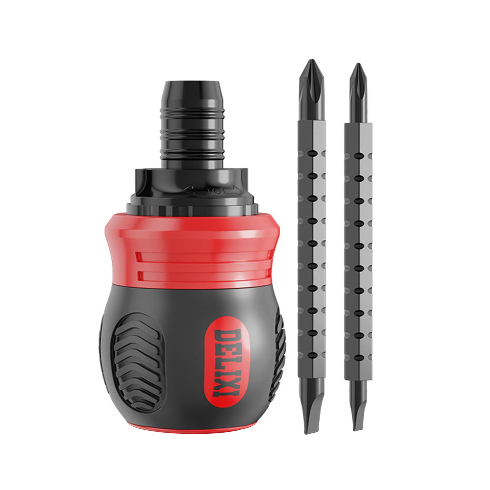 Multifunctional Mini Ratcheting Screwdriver Set Steel Bits Magnetic Screwdriver 1