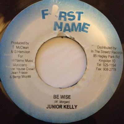 Płyta 7-calowa JUNIOR KELLY / NADINE SUTHERLAND - Be Wise / Be Wise NONE Imię Musi 2001 Jamajka Reggae, Ska & Dub Używana
