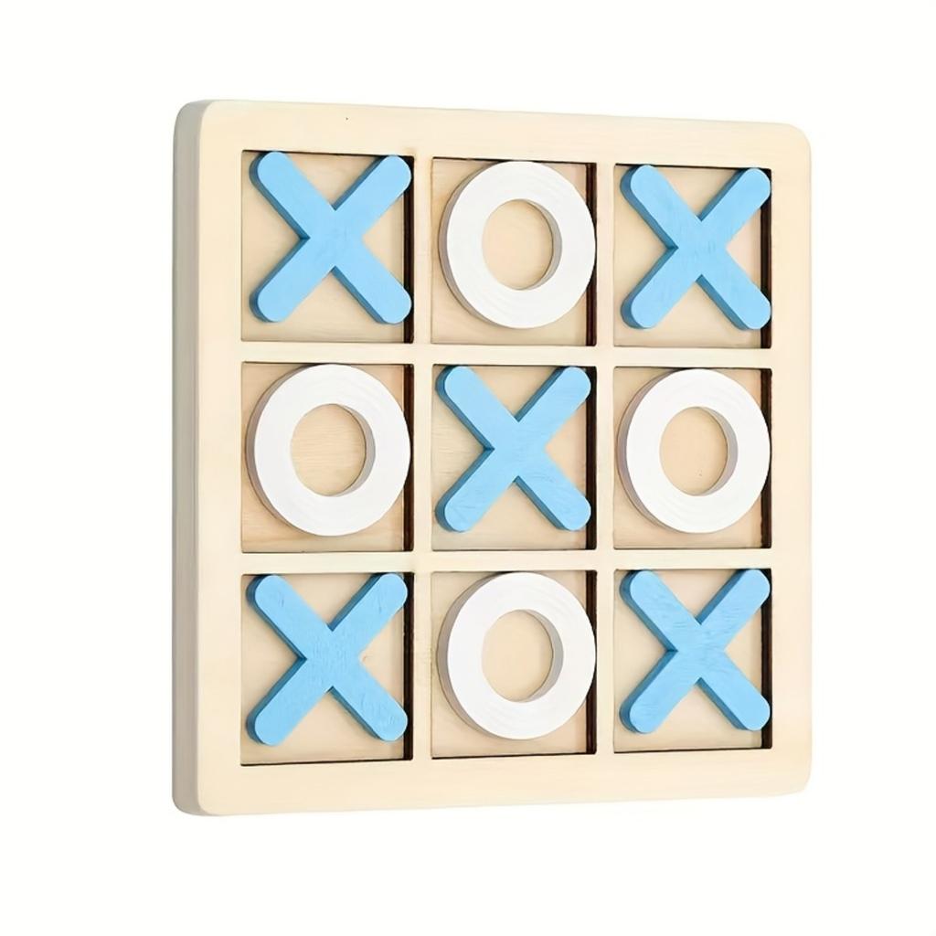 Tic-Tac-Toe, Puzzle Toys, Logical Thinking, Concentration Training, Parent-child Interaction, Family Classic Wooden Games, Perfect Gifts
