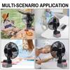 Wireless Design Portable Fan Rechargeable High Power Fan Portable Strong Wind Fan  Camping