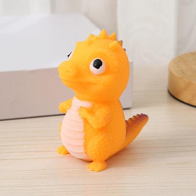Mini Dinosaur Squeeze Toy Anxiety Relief Cartoon Dino Stress Ball Decompression Stretchy Dinosaur Shape Sensory Toy