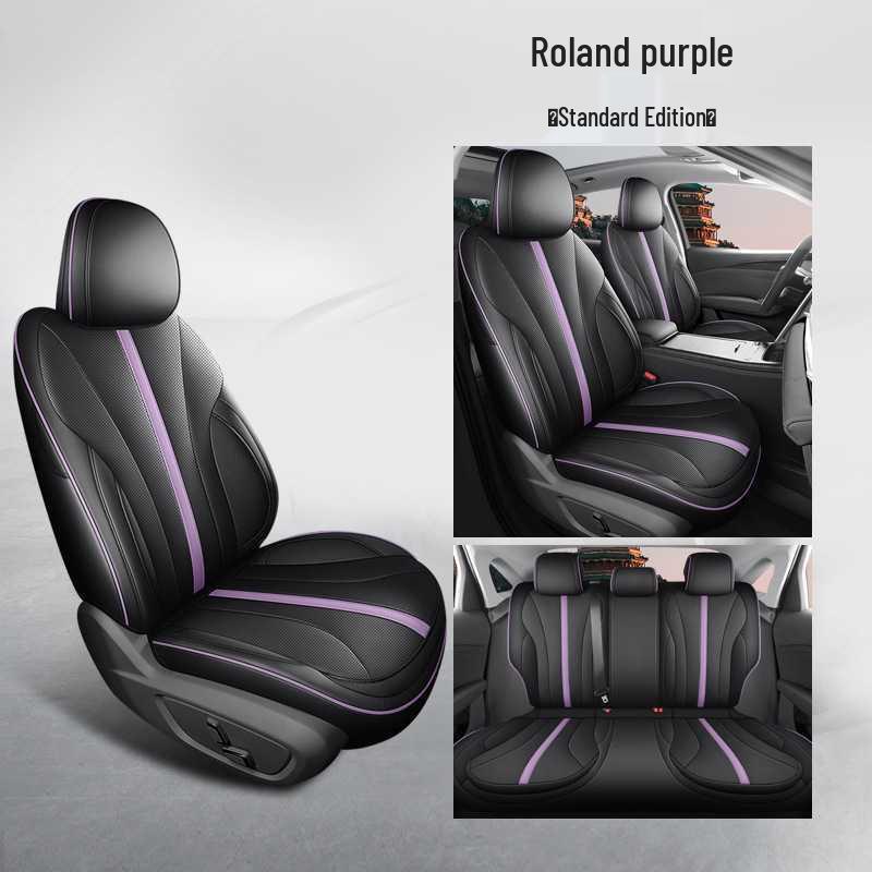 

Xingrui L Five-Seater Leather Car Seat Cushion Cover, Four Seasons Compatibility Note: Vehicle Model Years