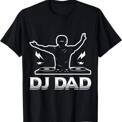 Grappig DJ Papa Electro House Muziek T-shirt