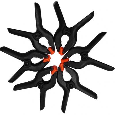 4PC 4inch Spring Clamps DIY Plastic Nylon Clamps Spring Clip for Woodworking Photo Studio Background