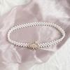 Spring and Summer Pearl Waist Chain Women's Decorative Belt with Dress Thin Elastic Waist Seal Versatile Korean Version Sweet and Elegant