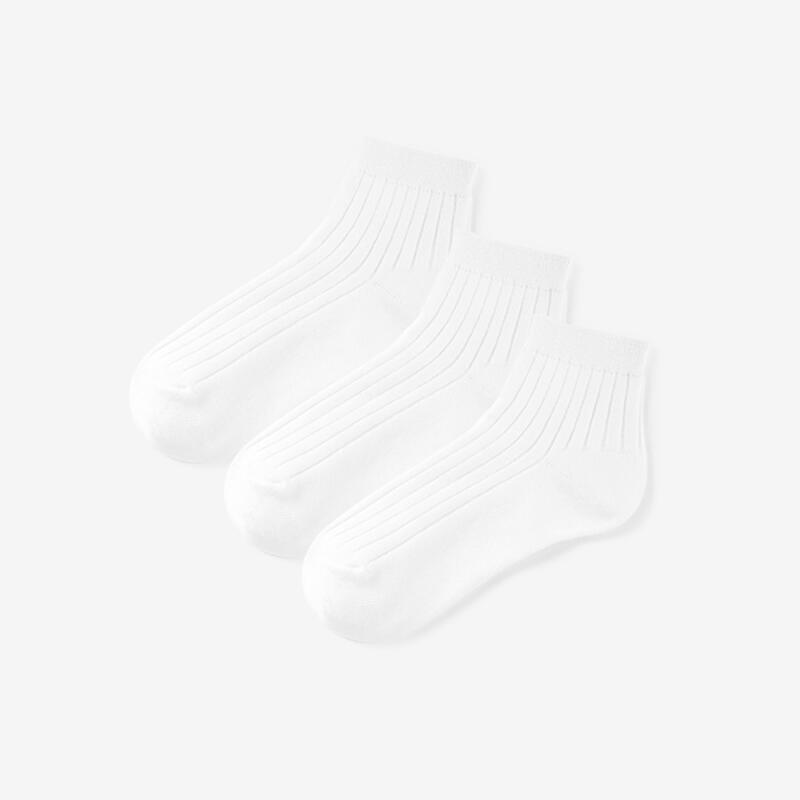 Women s Casual Socks WSP-32 White 3-Pair Set Woman(220~250mm)