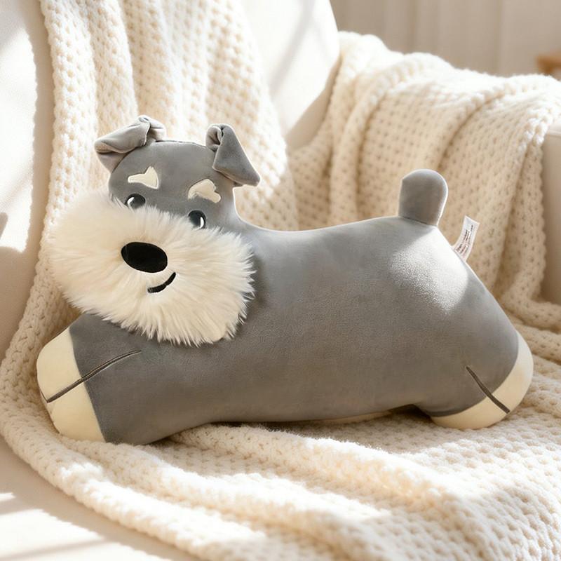 52cm Realistisches Hunde-Stofftier-Kissen Ultra Weich Plüschtier Niedlich Bequem Heimdekoration Kuschelpartner Therapeutisch Vielseitig