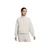 24.7 ImpossiblySoft Women Dri-FIT Oversized 1/2-Zip Top Light Orewood Brown Light Iron Ore HQ8189-104