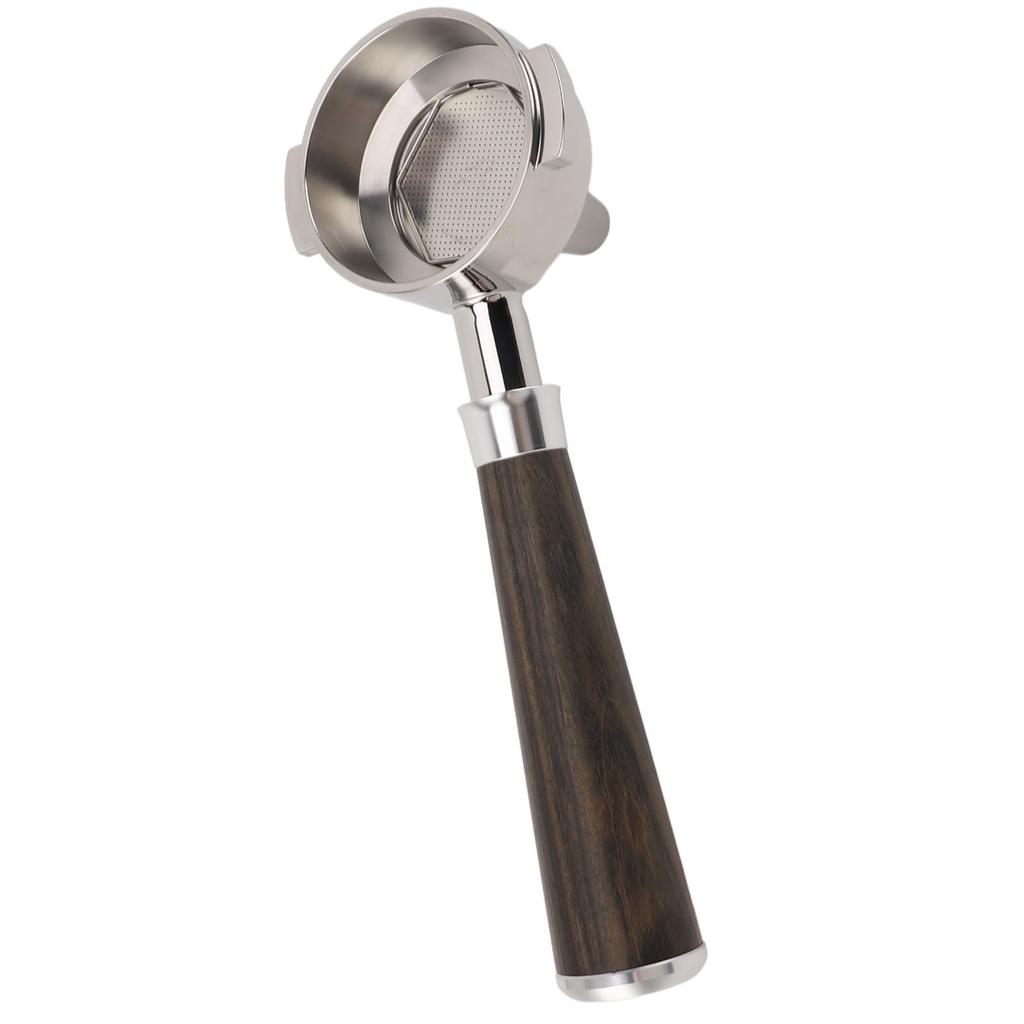 Portafilter 58mm with Bottom Detachable 304 Stainless Steel   Wood Handle Coffee Portafilter for Expobar for   for GA for Pandorra for XLVI