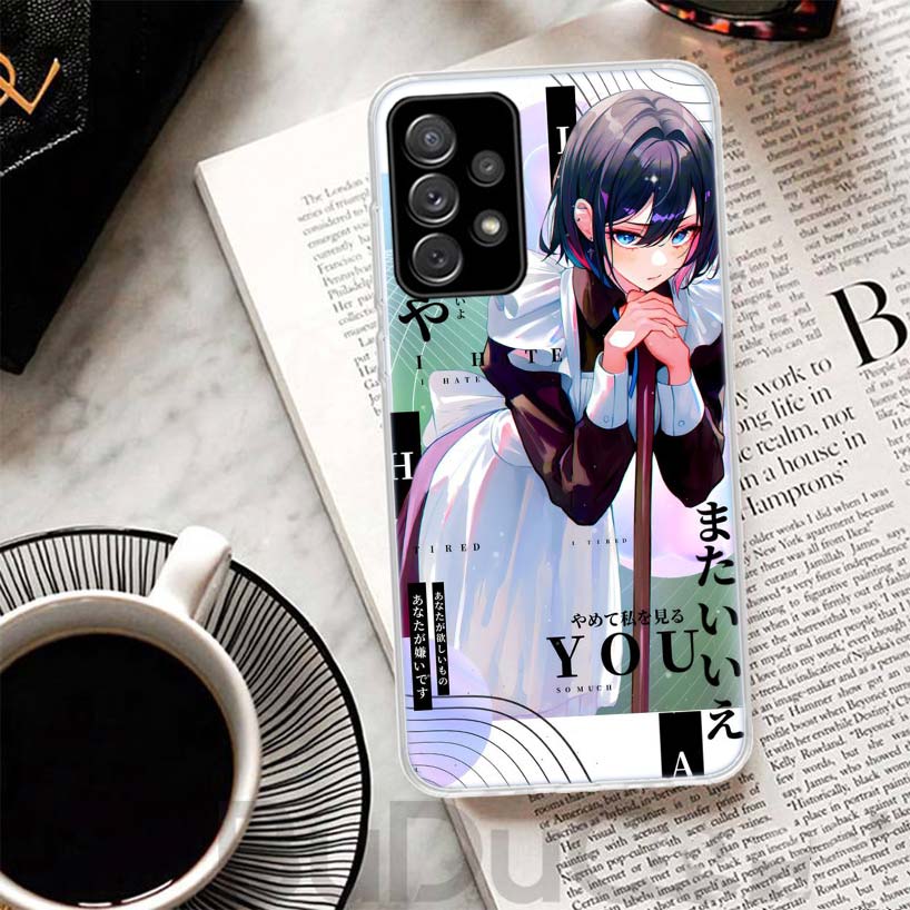Fashion Anime Art Girls Cover For Samsung Galaxy A51 A50 A71 A70 Phone Case A21S A31 A41 A10 A20E A30 A40 A01 A11 A6 A7 A8 A9 Co