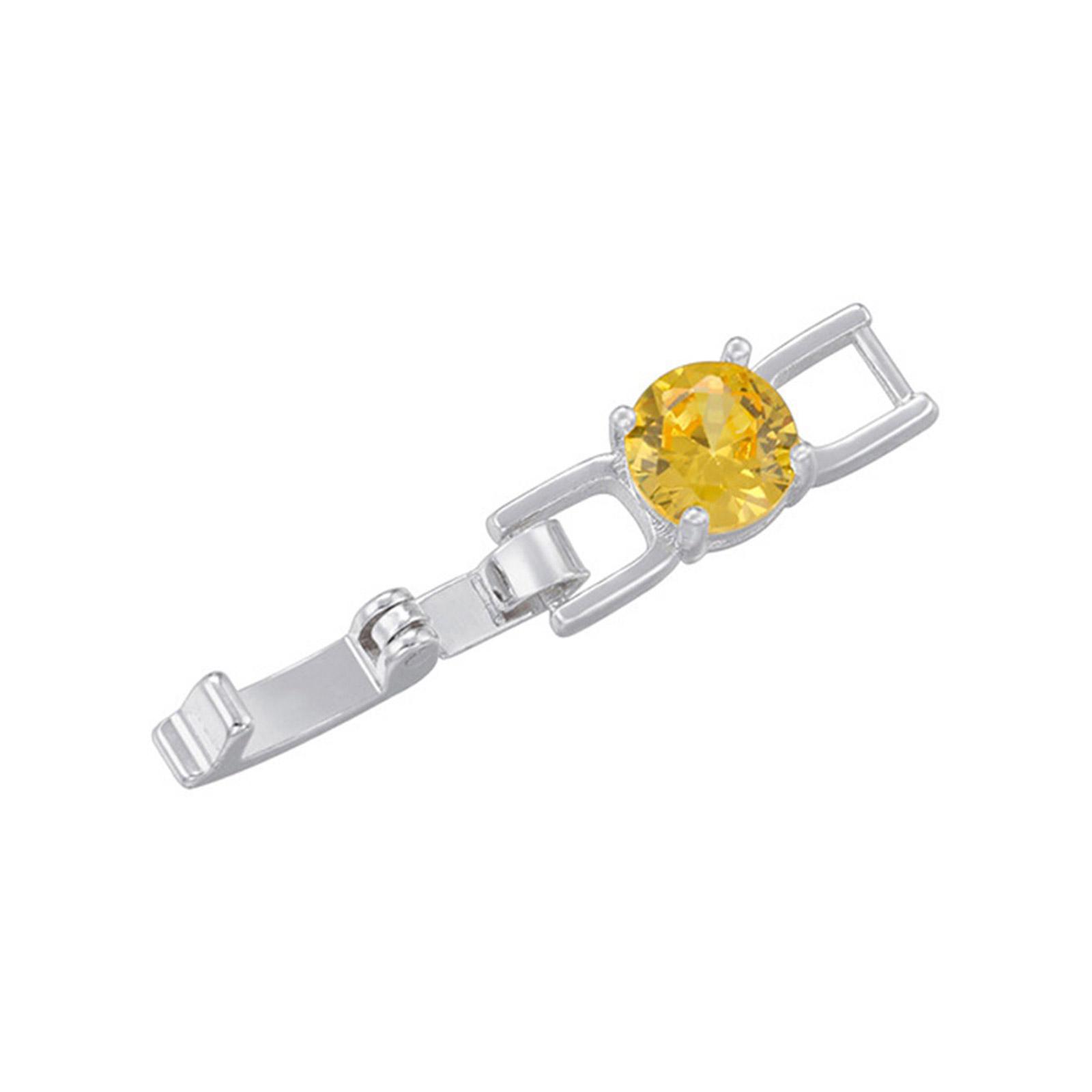 

Уникальная застежка для ювелирных изделий из кубического циркония Элегантная позолоченная застежка, украшенная цирконием, для ювелирной коллекции 54 белый