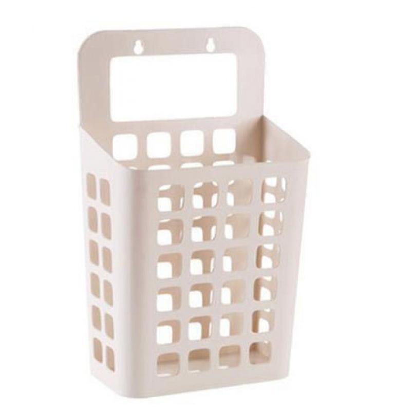 Závěsný koš na špinavé prádlo Úložné koše Držák Organizér Nádoba Víko Nástěnný Otvory pro odvod vody Dětský pokoj Obývací pokoj