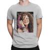 Men's American Rock Musicians Of The 1970s T Shirts Janis Joplin Pure Cotton Tops Funny Short Sleeve