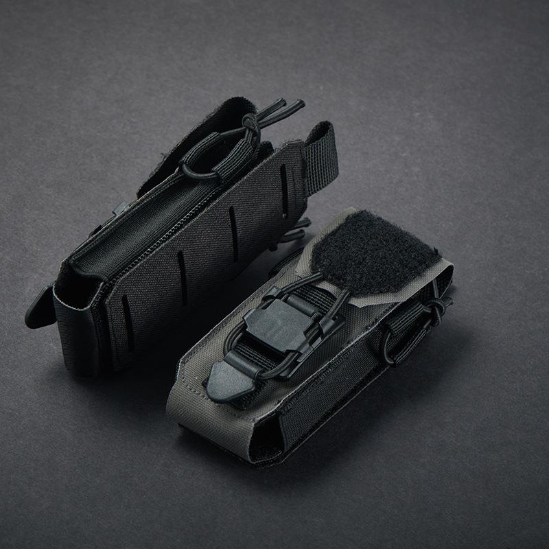 Tactical Multifunction Magnetic Buckle Quick-release Tool Small Bag Techwear Style Detachable Belt Pouch Flashlight Storage Bag