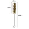 Copper Bristles Pipe Cleaner Brush Drain Brush Multifunctional Metal Wire Brush Flexible for Cylinder Bores Cleaning Durable