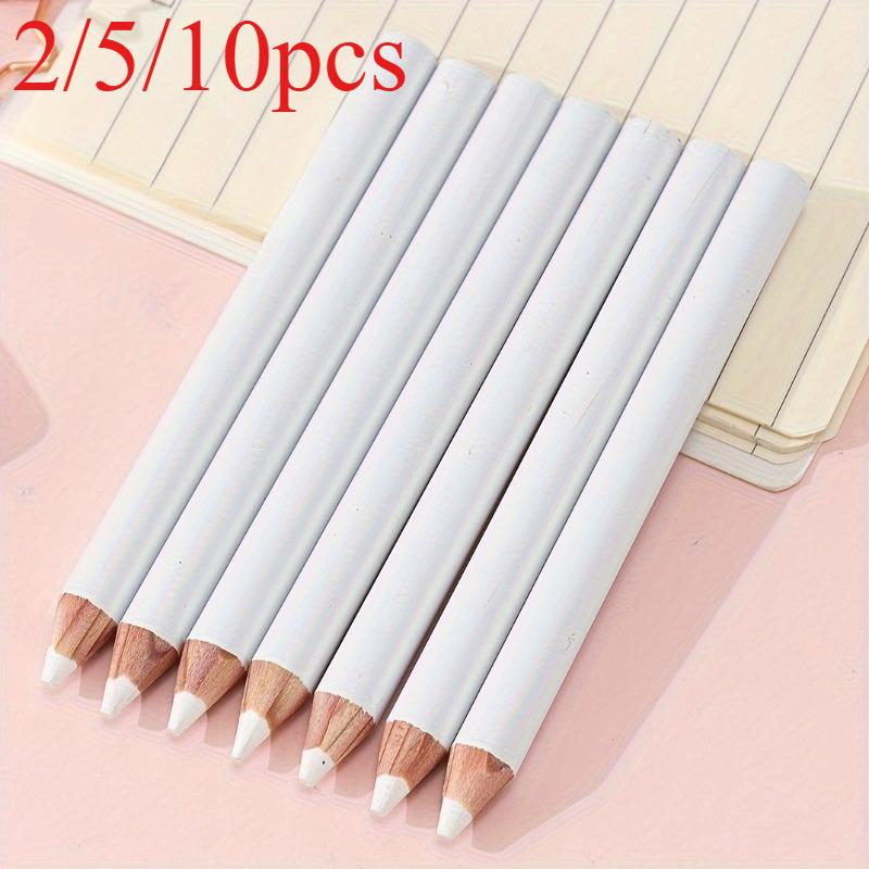 White Chalk Marking Pencils , Comfortable Design - for Sewing, Fabric Work, Dressmaking,And Quilting pattern quilting templates