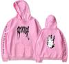 Trendy Rapper Fashion Fleece Hooded Long Sleeve Sweater Warm Jacket