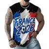 Men's Loose Fit Sleeveless Tank Top Soccer Themed Graphic Print Casual Sportswear Summer Shirt for Outdoor Activities