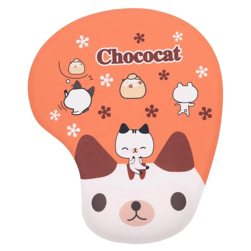Cartoon Painted Small Animal Ultra-Soft Space Silicone Wrist Rest Mouse Pad Wrist Support Mouse Pad To Reduce Hand Pressure