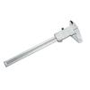 Zinc Alloy Vernier Caliper 0-150mm for Measuring Depth in Jewelry and Cultural Relics