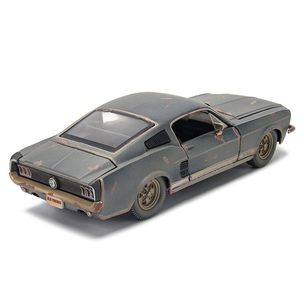 LLB4 Maisto 1:24 1967 Ford Mustang GT Make Old Modified Version Highly-detailed Die-cast Precision Model Car Model Collection Gift