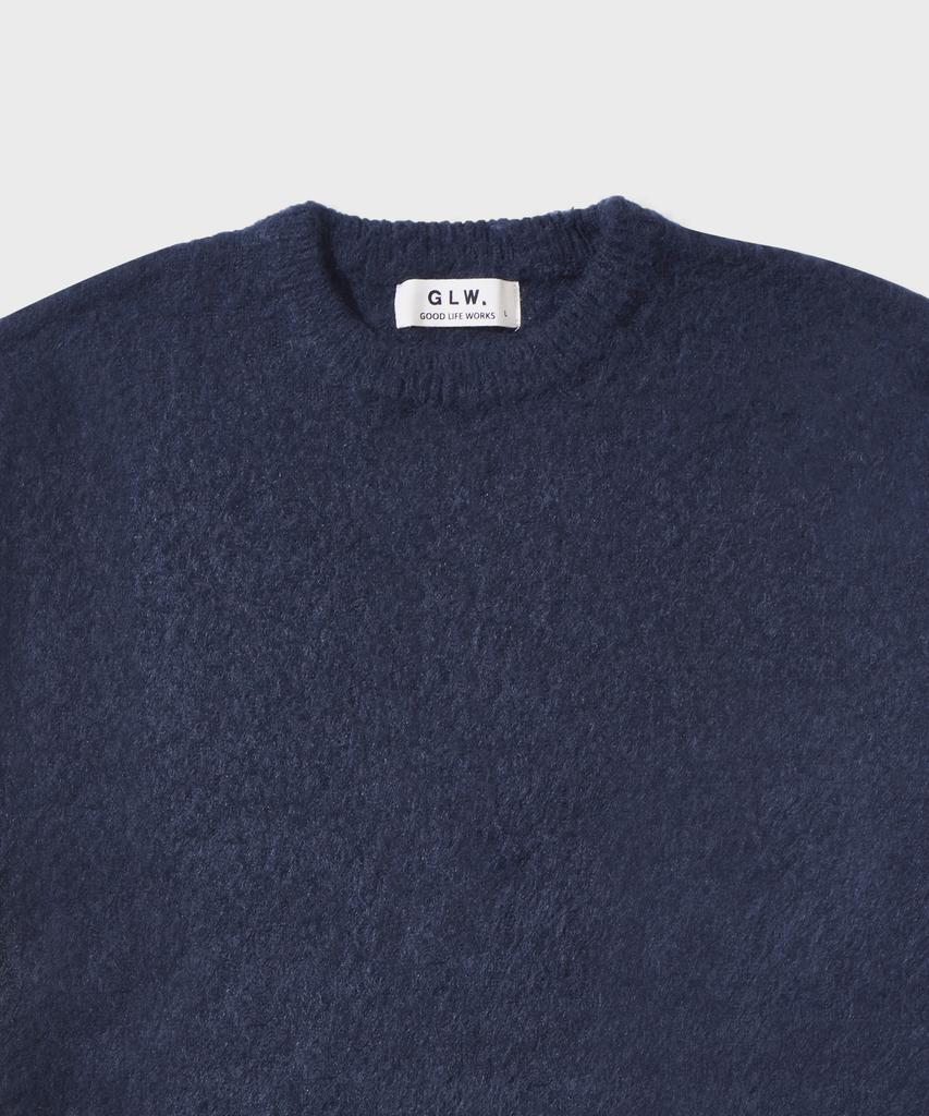 GLW Oversized Brushed Knit Navy