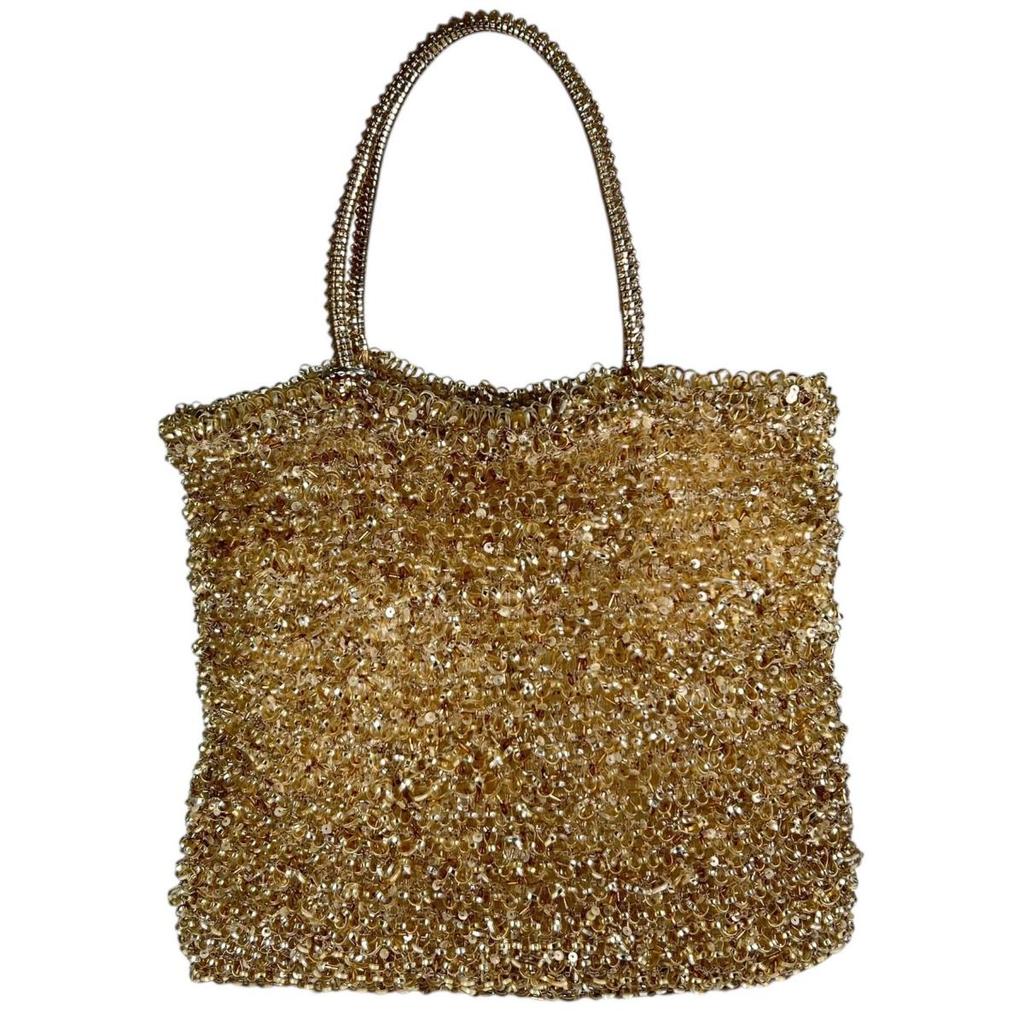 ANTEPRIMA Handbag Standard Square Large Tote Bag wire bronze Women Used