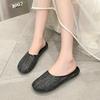 Fashion 2025 Hot Sale Ladies Shoes Closed Toe Women's Slippers Fashion Outdoor Daily Summer New Light Comfortable Concise Flat Slippers