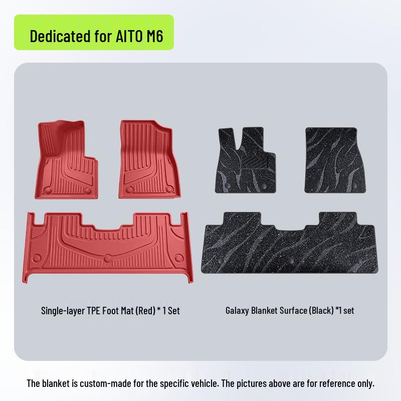 AITO M6 TPE2026 Floor and Trunk Mats for New Model Huawei Car Interior