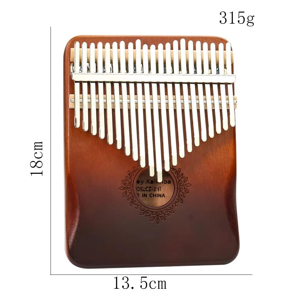 21Keys Kalimba Thumb Piano Solid Wood Veneer Keyboard Musical Instrument Kalimba Finger Piano Christmas Gift For Music Lovers
