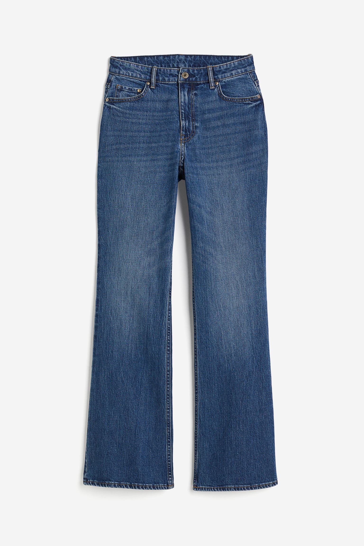 

Высокие джинсы Bootcut с пышной посадкой