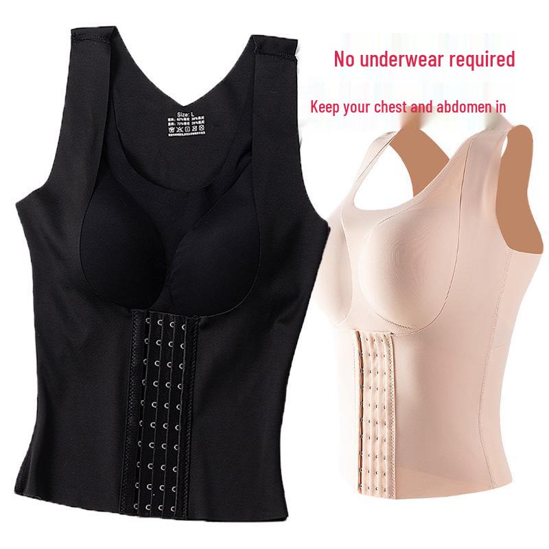 Wunderschönes Sporttop mit Rücken und Bauchkontrolle: Stoßfest, Kleiner Bruststütz, Anti-Buckel Körperformer