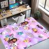 Gabby's Dollhouse Pattern Rug, Indoor/Outdoor Mat, for Picnic, Gameroom, Bedroom, Office, Living Room, Home Decor Carpet, Birthday Gift