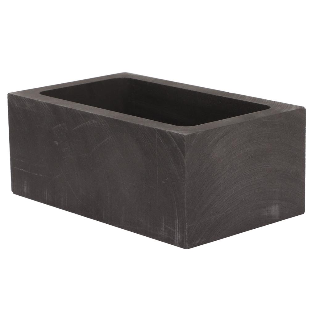 Graphite Ingot Mold 101ml Rectangular High Thermal Stability Graphite Crucible Mould for Gold