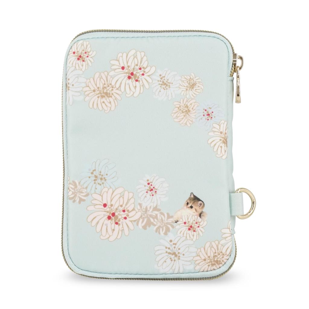 Paul Joe Multi Pouch Vertical Chrysantheme Nounette Mint & PJA-P1354 &