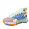 Basketball Shoes Summer New Couple Models Medium Help Flying Woven Breathable Cushioning Non-slip Actual Combat Large Size Men's Shoes Sports Shoes