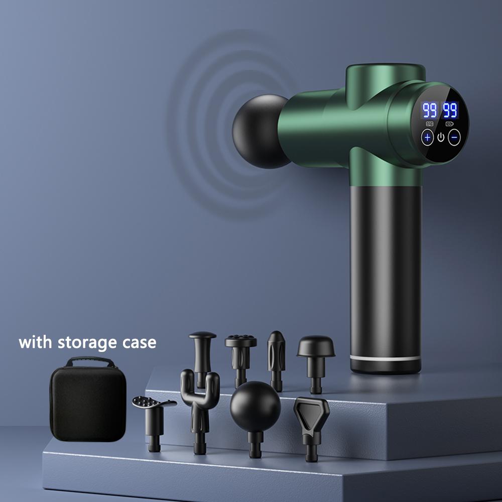 Massage Gun Muscle Relax Deep Tissue Massager Neck Massager Dynamic Vibrator Back Portable Handheld Display Fascia Gun Massage