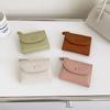 Short Clutch Short Wallet Purse Card Bag Fashion Design Solid Color Card Holder  Card Storage Bag