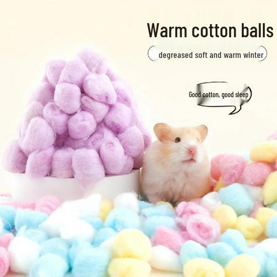 Winterwärme Baumwollnest für Hamster - Exklusiv für Neulinge