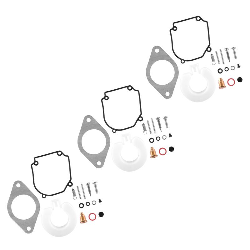 

3 Sets 6H1-W0093-01 6H1-W0093-00 Carburetor Repair Kit Fit for Yamaha Outboard 75 80 85 90 HP 2T Engine