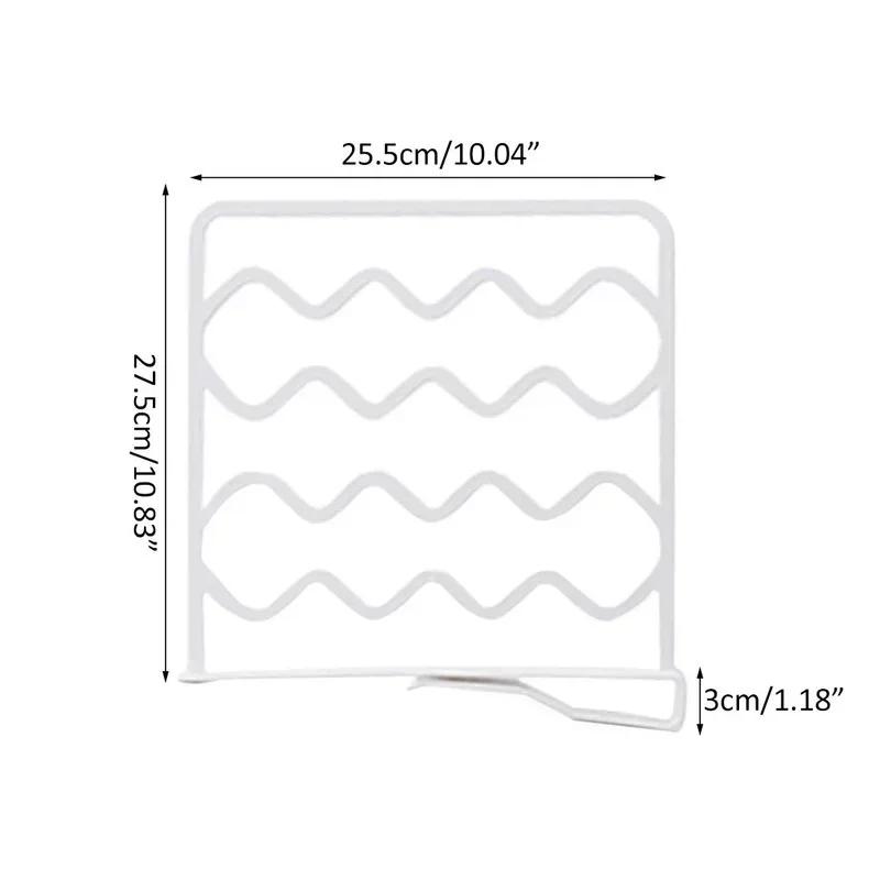 Simple Portable Storage Household Tools Wardrobe Separation Board Clothes Shelf Cabinet Tower Hanger Rack Closet Divider Stand