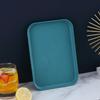 Wheat Straw Multifunctional Tray: Rectangular Tea Set, Fruit, or Puzzle Storage Solution