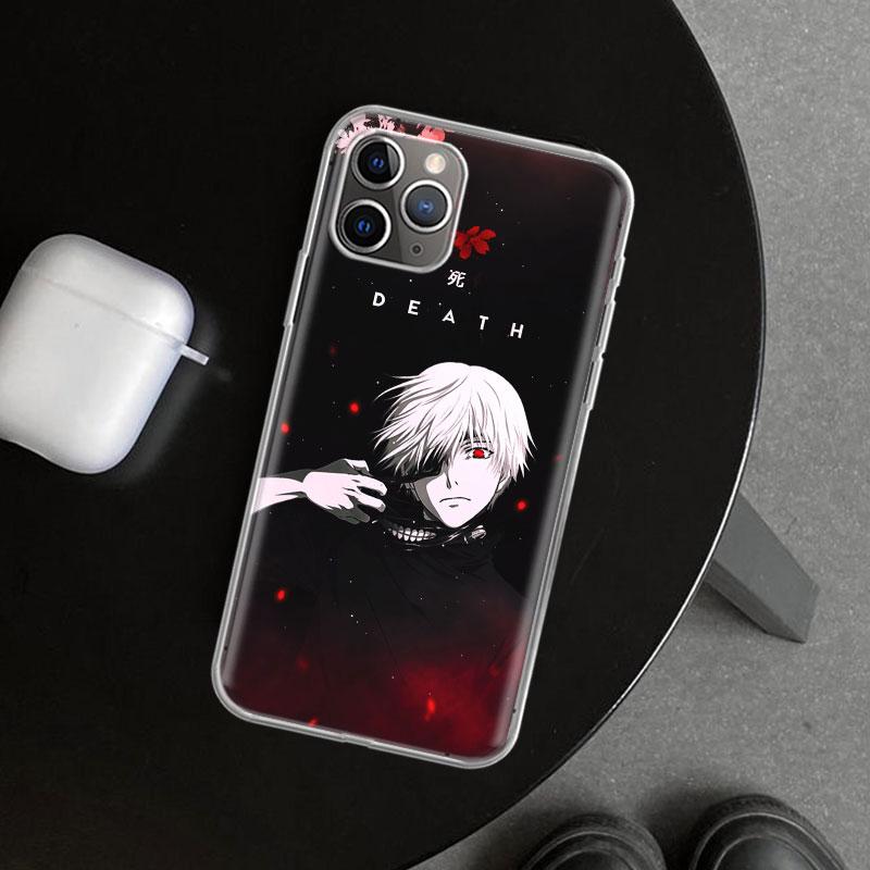 Tokyo Ghouls Anime Phone Case Cover For iPhone 11 12 13 Mini 14 15 Plus 16 Pro Max 17 Air 7 8 + SE Art Customized Fundas 11 12 1