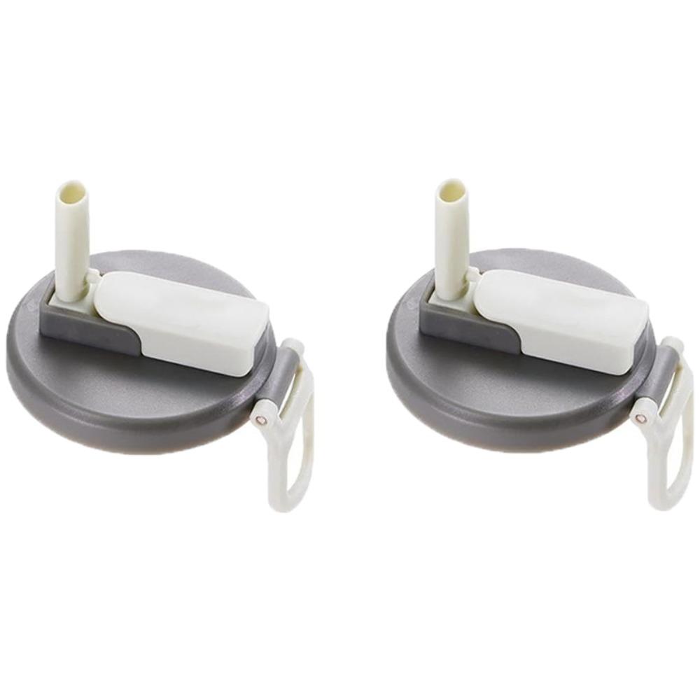 2pcs Reusable Soda Can Lid with Silicone Straw Canned Drink Top Cap Beer Can Cover  Cola