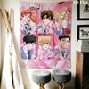 Ouran High School Host Club Pattern Home Decor Tapestry, Wall Hanging, Decorative RV Wall Cloth.DGT0925519